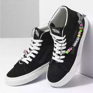 Vans Sk8-Hi Black High-Top Sneakers - Women’s Size 8
